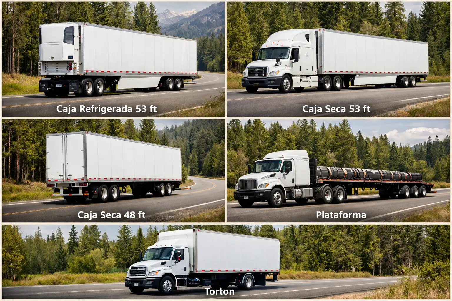 Servicios de transporte de Transportes NR